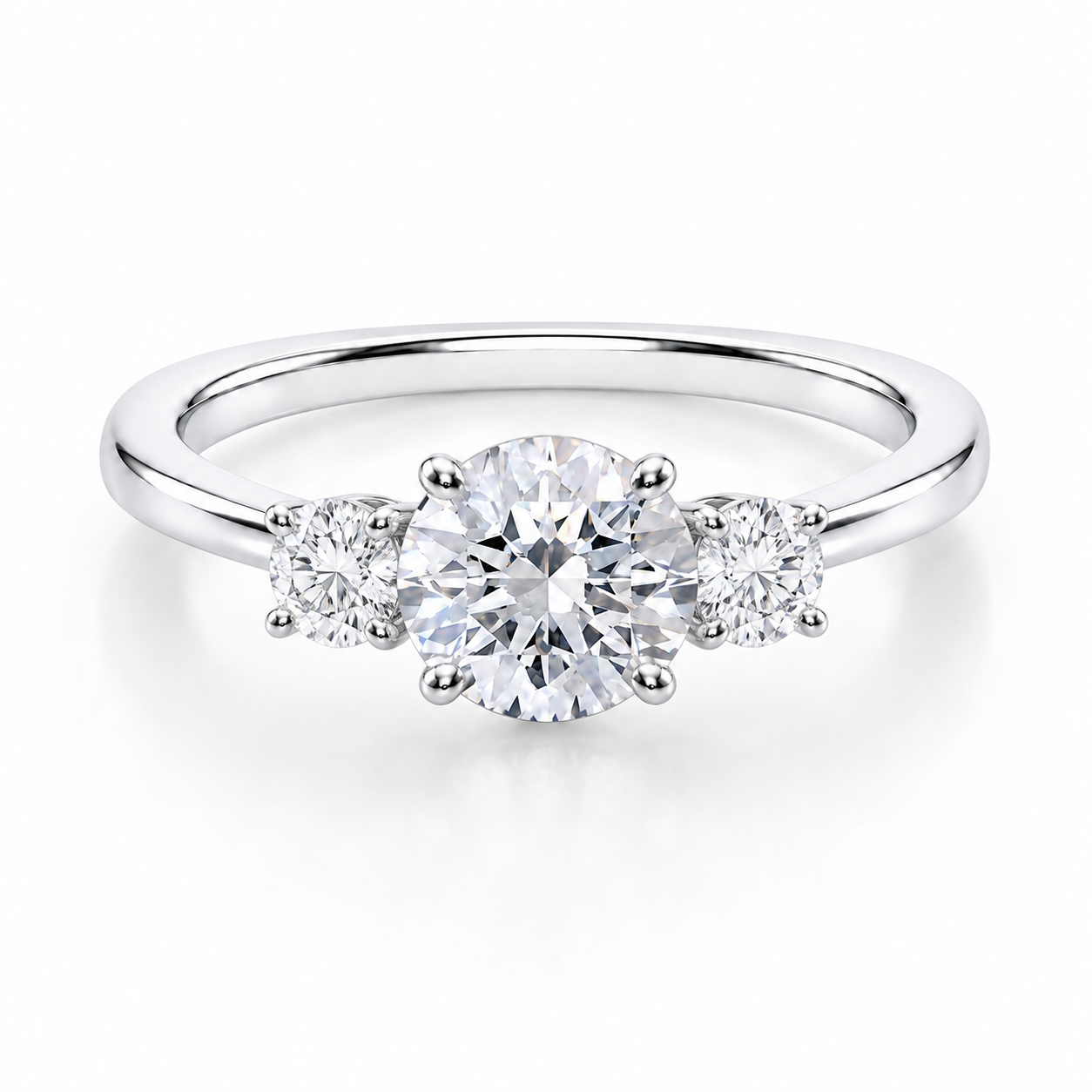 Three Stone Setting
