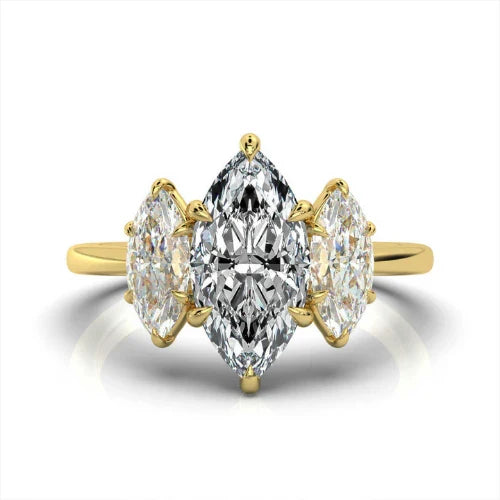 Fancy Colored Moissanite Engagement Rings