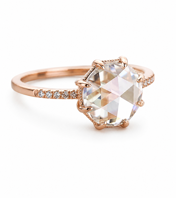 Rose cut ring