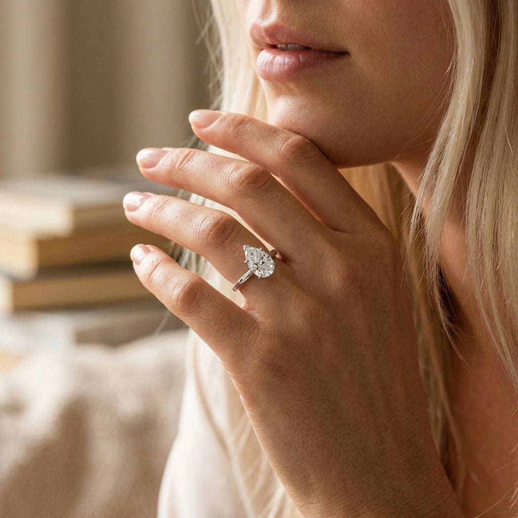 PEAR CUT ENGAGEMENT RING