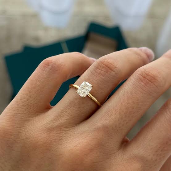 Solitaire Rings - Lab Grown Diamonds Jewelry